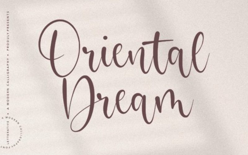 Oriental Dream Font