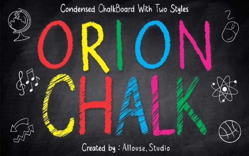 Orion Chalk Solid Font