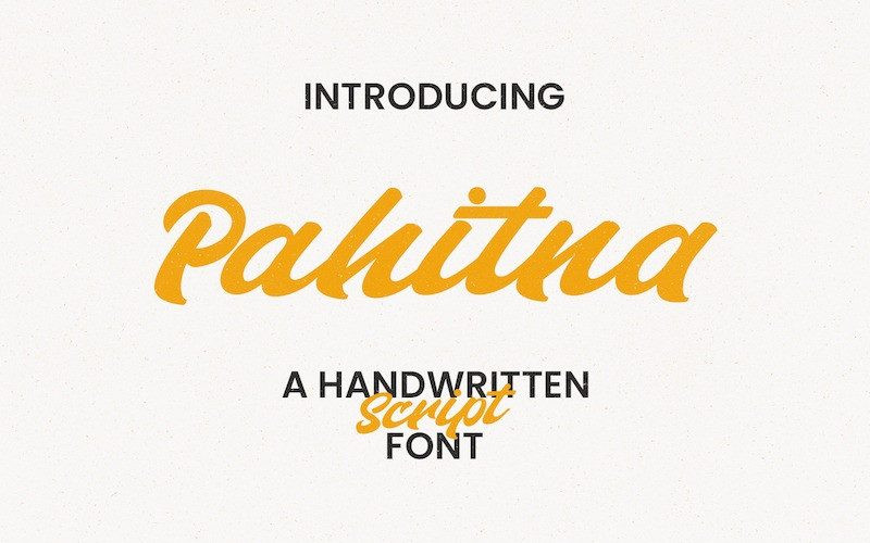 Pahitna Font