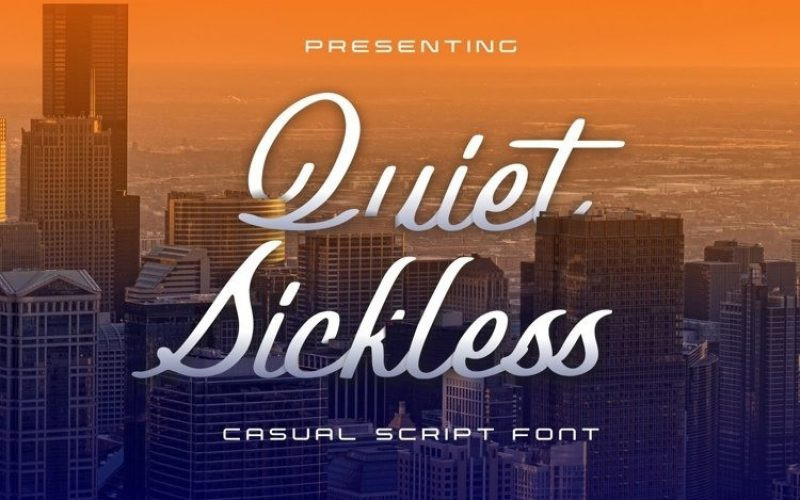 Quiet Sickless Font