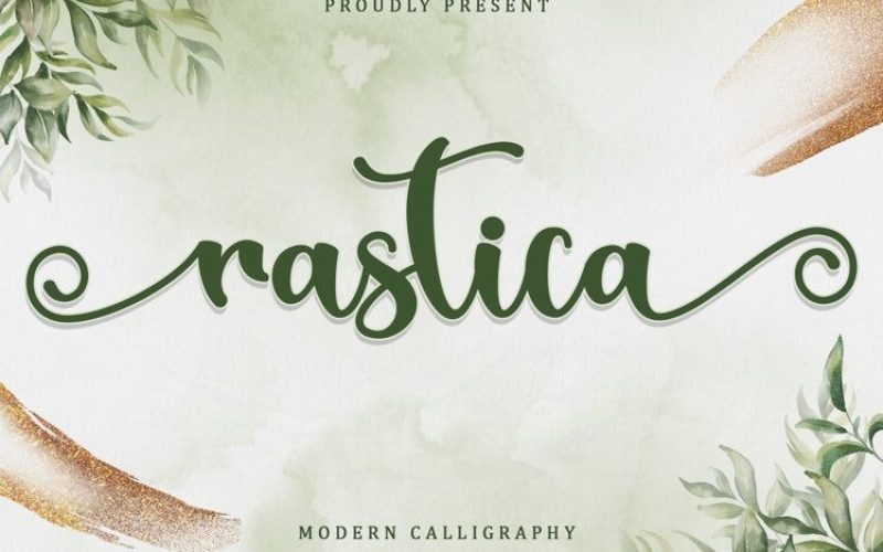 Rastica Calligraphy Font