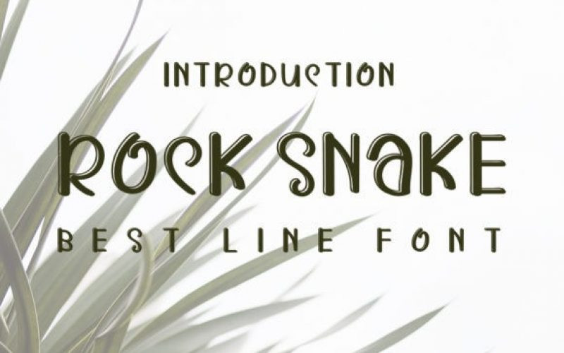 Rock Snake Font