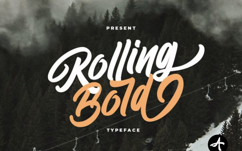 Rolling Bold Font