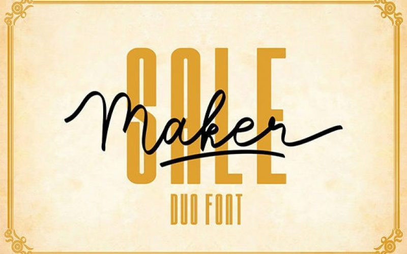 Sale Maker Font