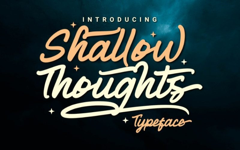 Shallow Thoughts Font