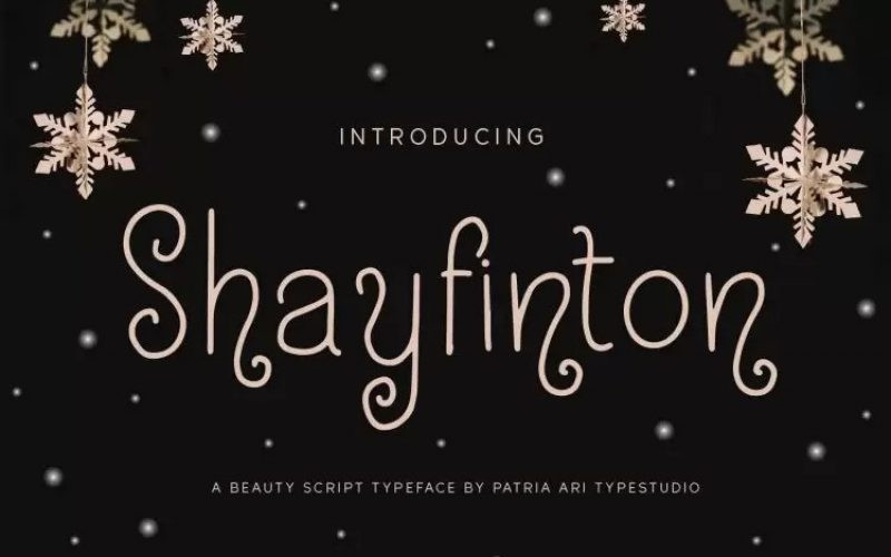 Shayfinton Font