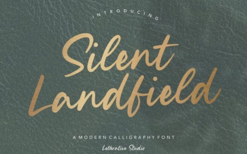 Silent Landfield Font