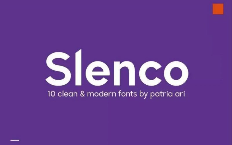 Slenco Font