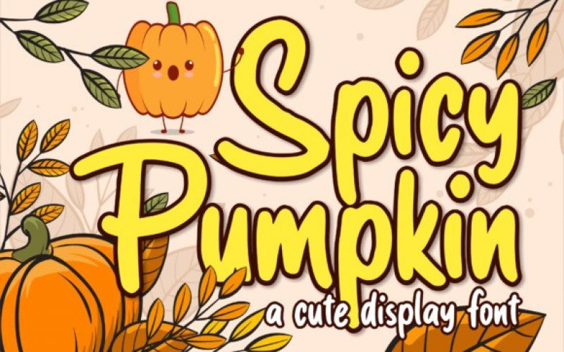 Spicy Pumpkin Font