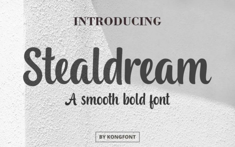 Stealdream Font