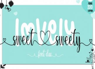 Lovely Sweet Sweety Font