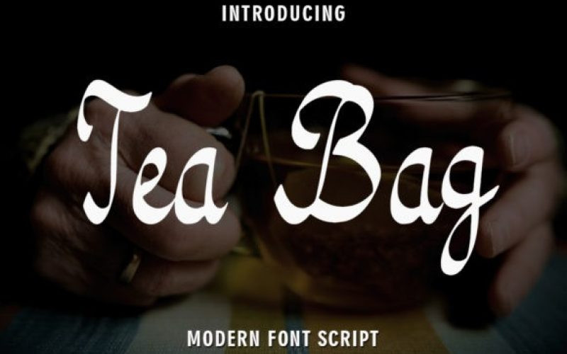 Tea Bag Font