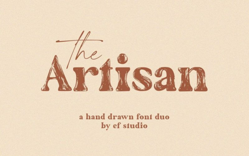 The Artisan Marker Font