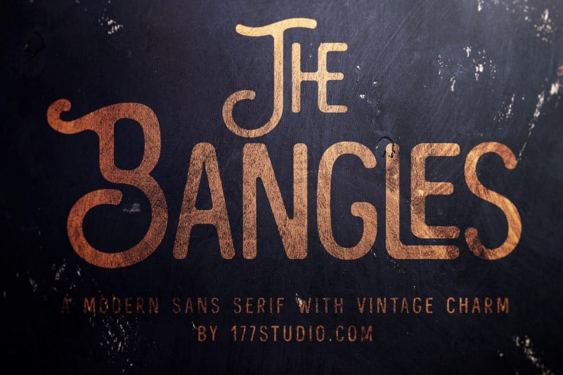 The Bangles Font