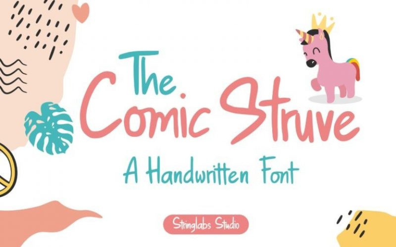 The Comic Struves Font