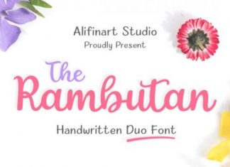 The Rambutan Font