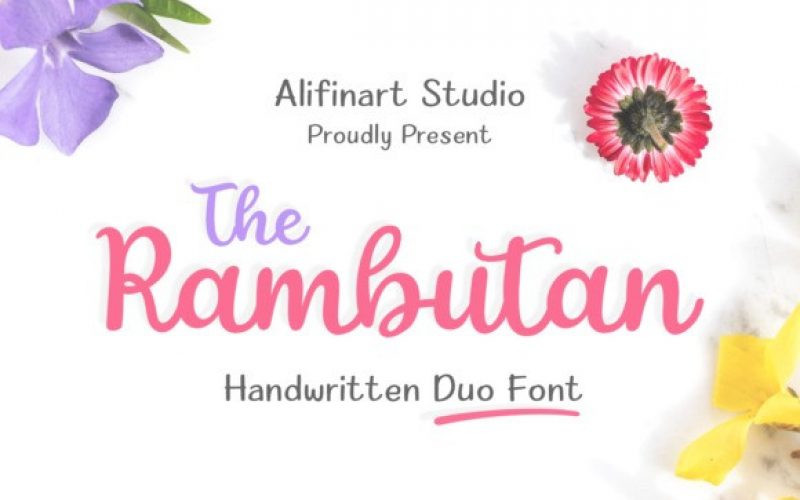 The Rambutan Font