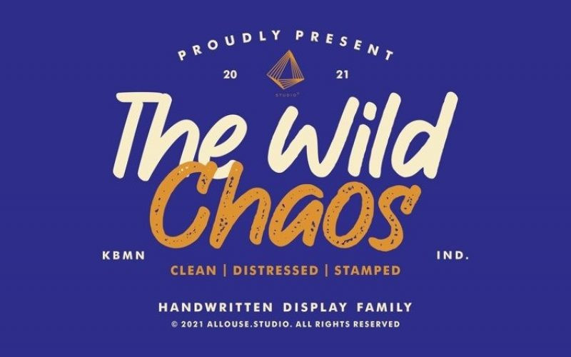 The Wild Chaos Font