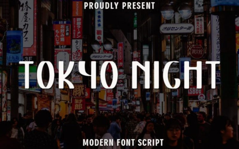 Tokyo Night Font