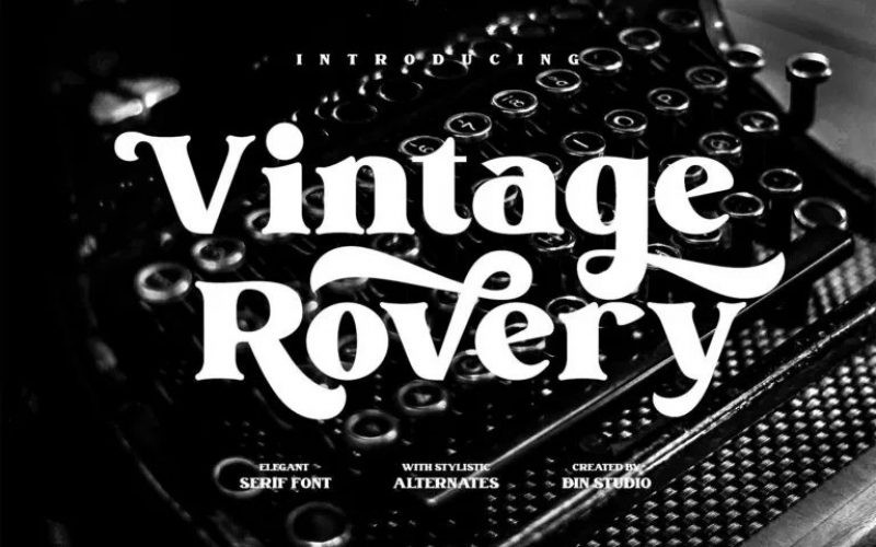 Vintage Rovery Font