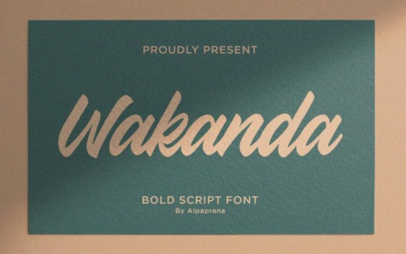 Wakanda Font