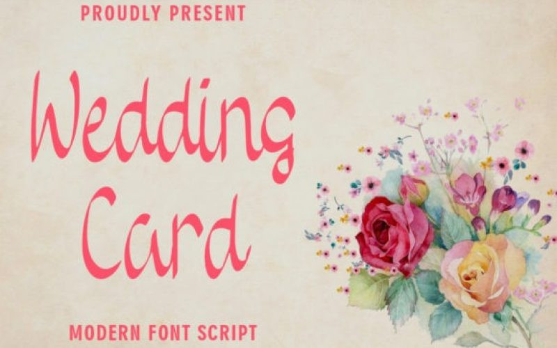 Wedding Card Font