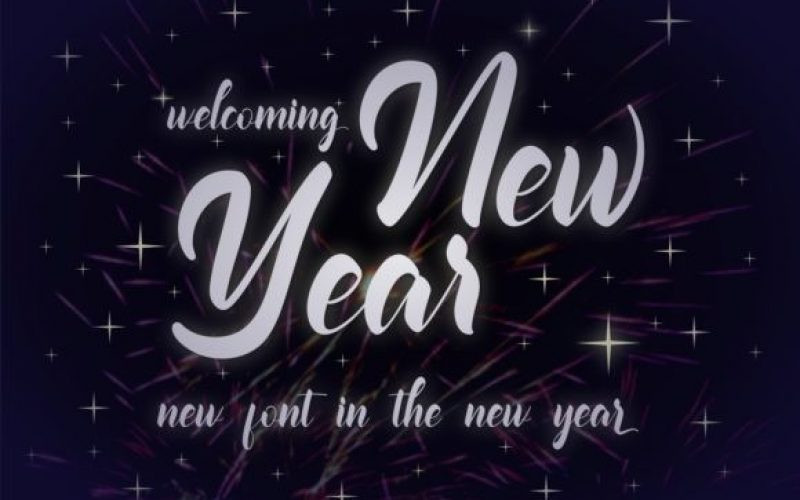 Welcoming New Year Font - Demofont.com