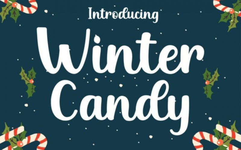 Winter Candy Font