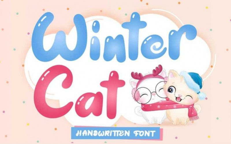 Winter Cat Font