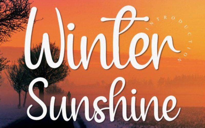 Winter Sunshine Font