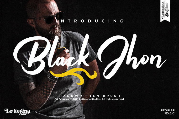 Black Jhon Font