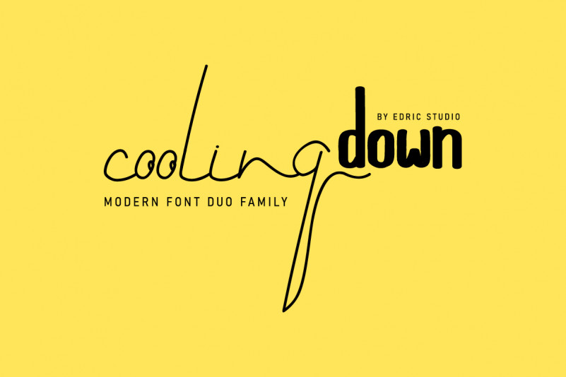 Cooling Down Font
