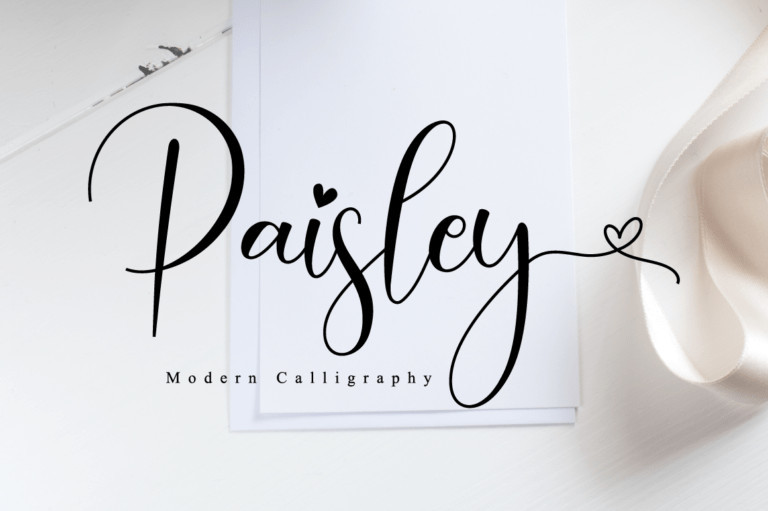 Paisley Font