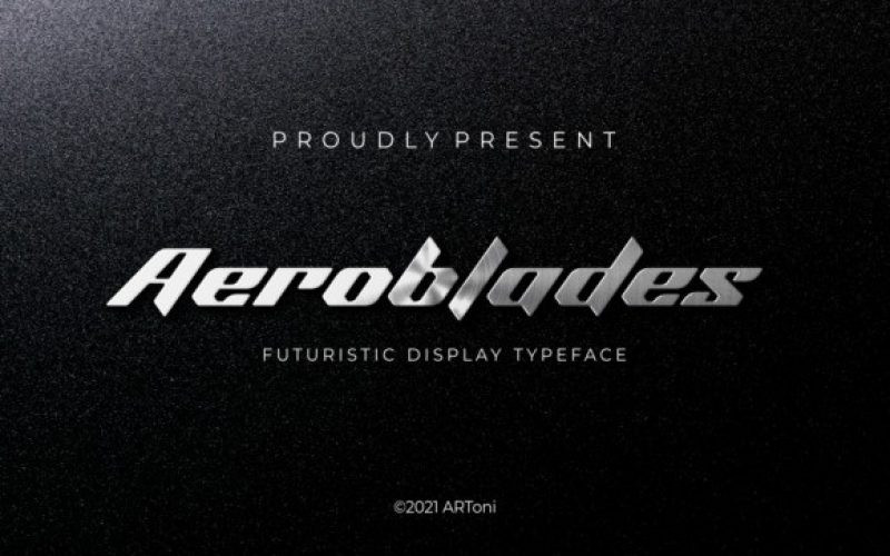 Aeroblade Font
