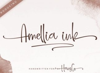 Amellia Ink Font