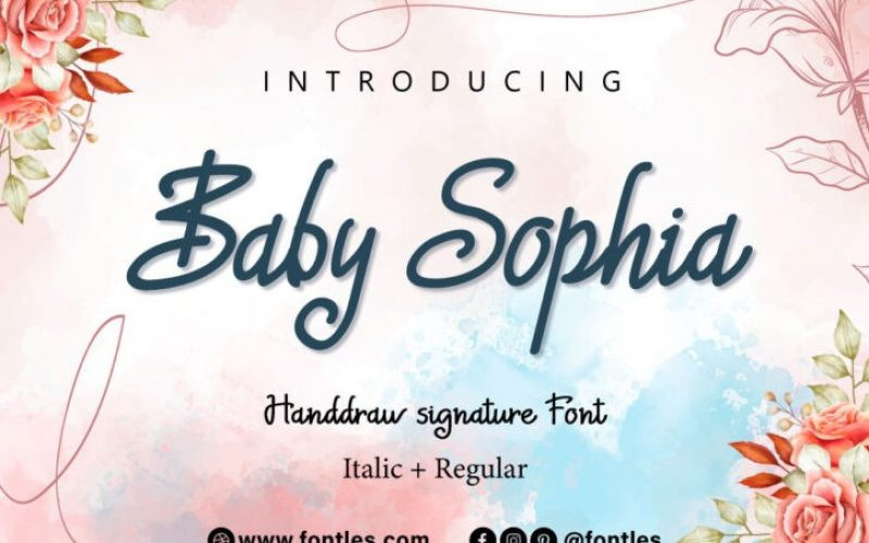 Baby Sophia Font