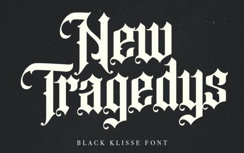 Black Klisse Font