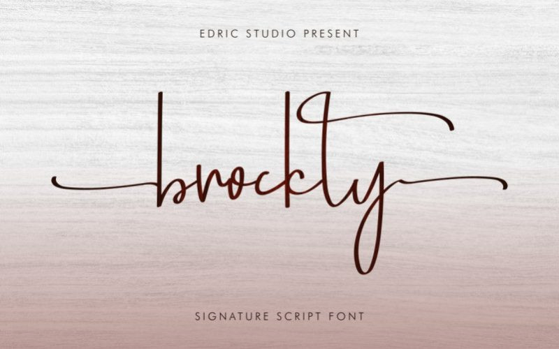 Brockly Font