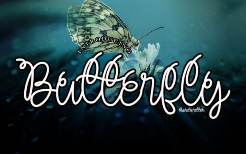 Butterfly Font