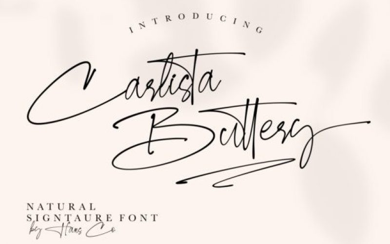 Carlista Buttery Font
