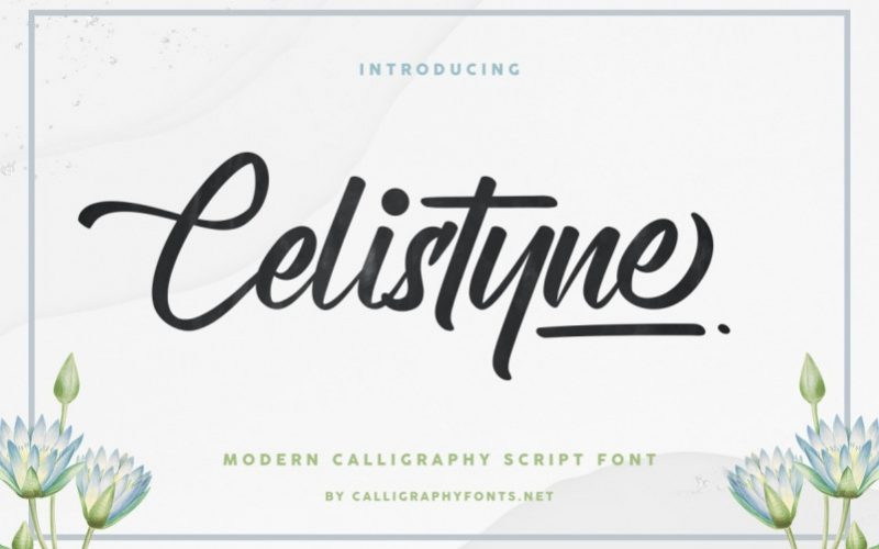 Celistyne Font