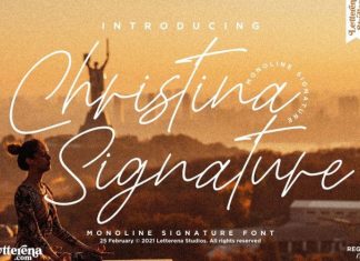 Christina Signature Font