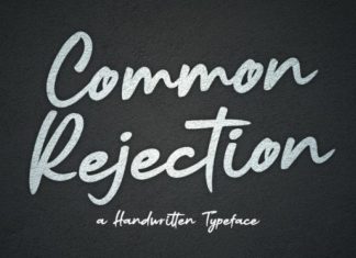 Common Rejection Font