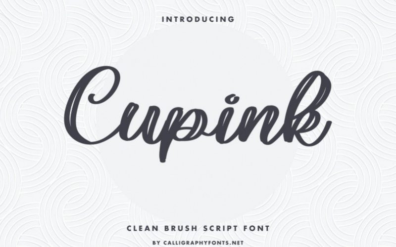 Cupink Font