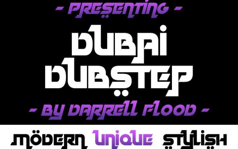 Dubai Dubstep Font