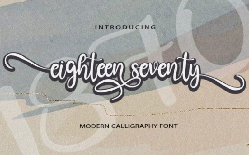 Eighteen Seventy Font