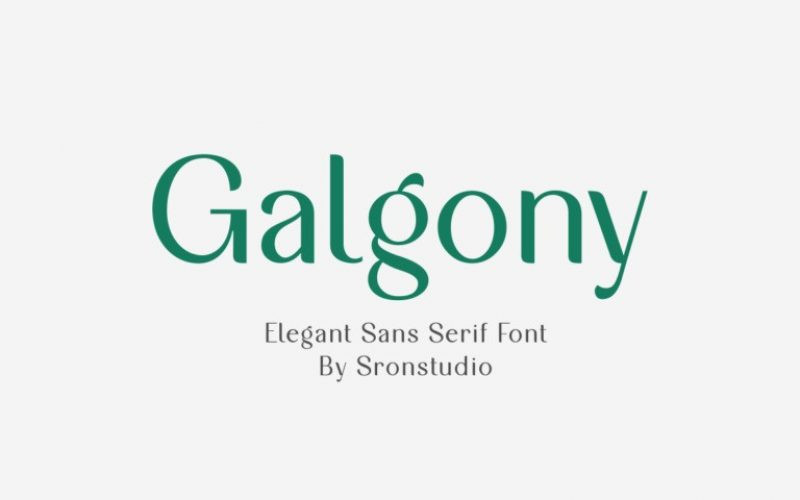 Galgony Font