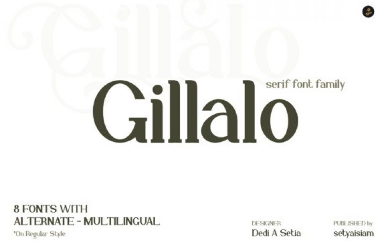 Gillalo Font