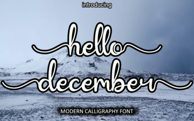 Hello December Font