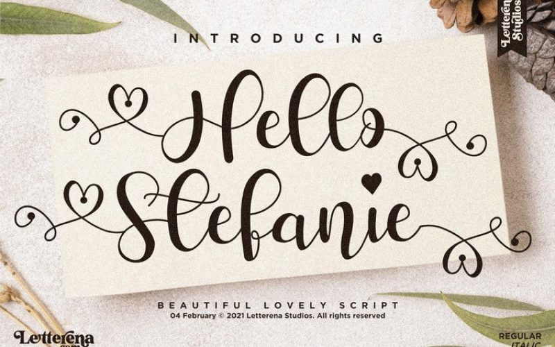 Hello Stefanie Font